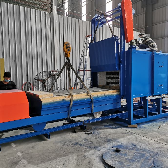 孟加拉國-純棉爐膛高溫臺車爐